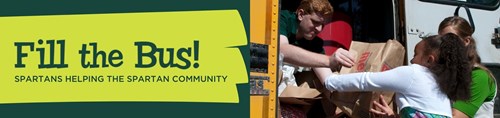 Fill the Bus: Spartans Helping the Spartan Community